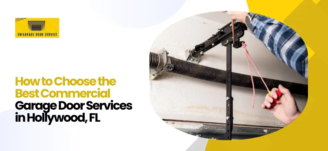 Commercial garage door services