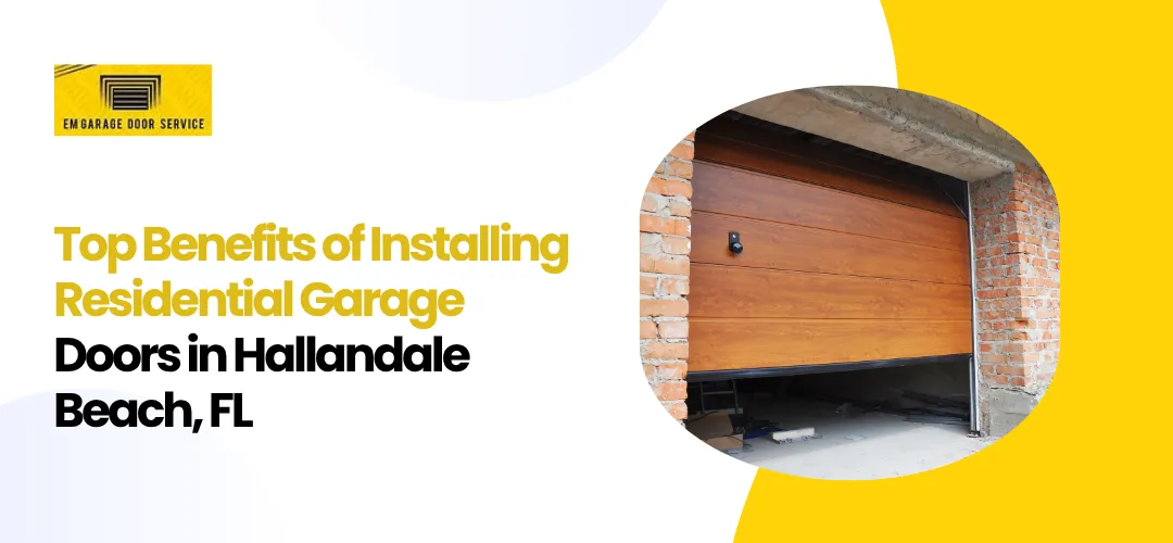 Modern Residential Garage Doors Hallandale Beach FL