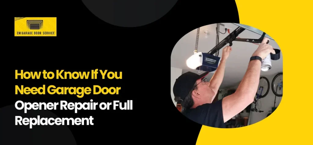 Garage Door Opener Repair