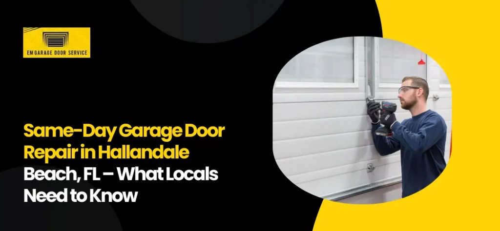 Same-Day Garage Door Repair