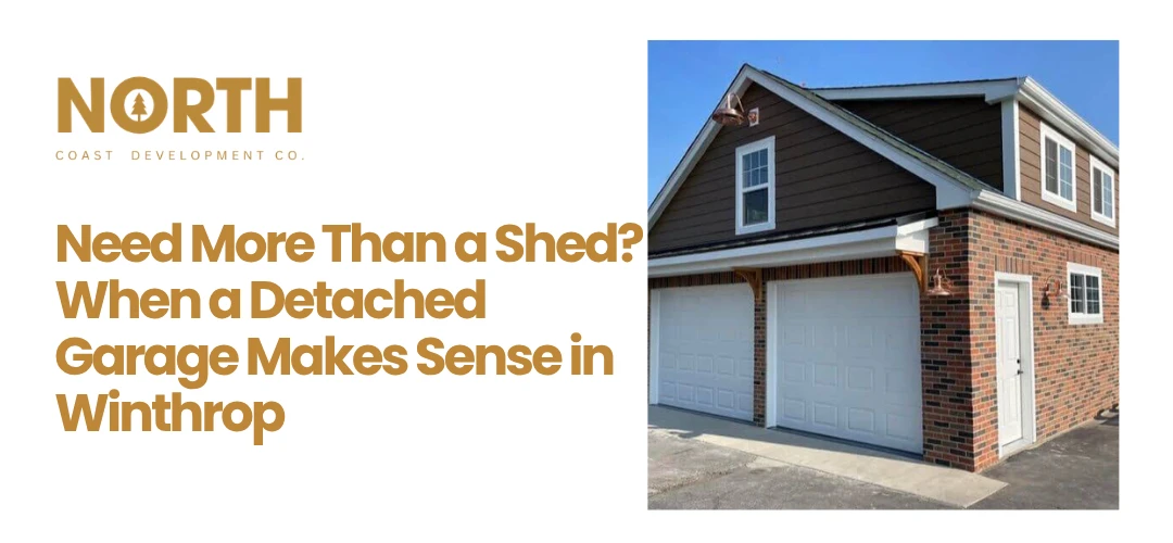 Detached garage construction Winthrop ME