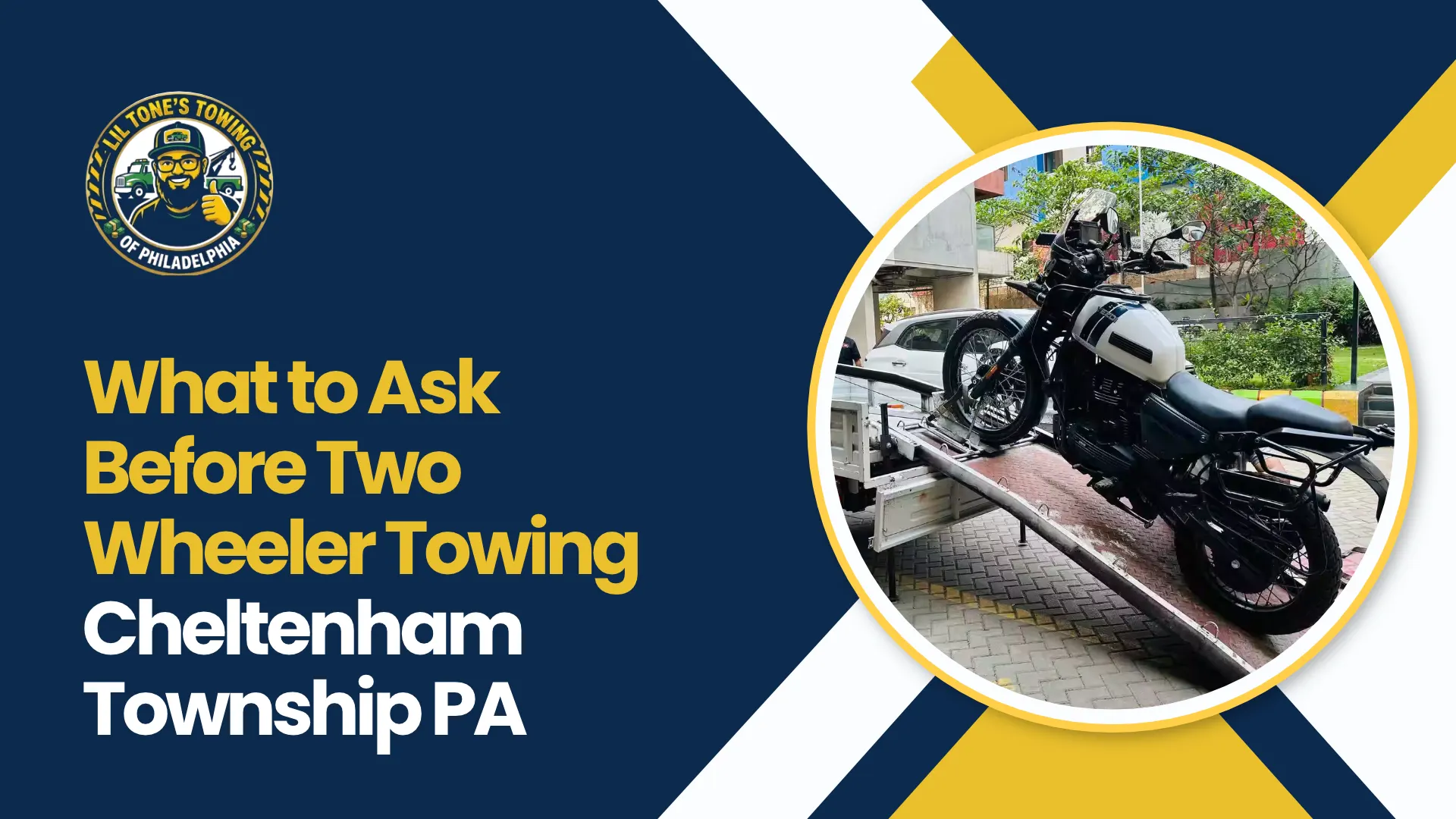 two wheeler towing Cheltenham Township PA